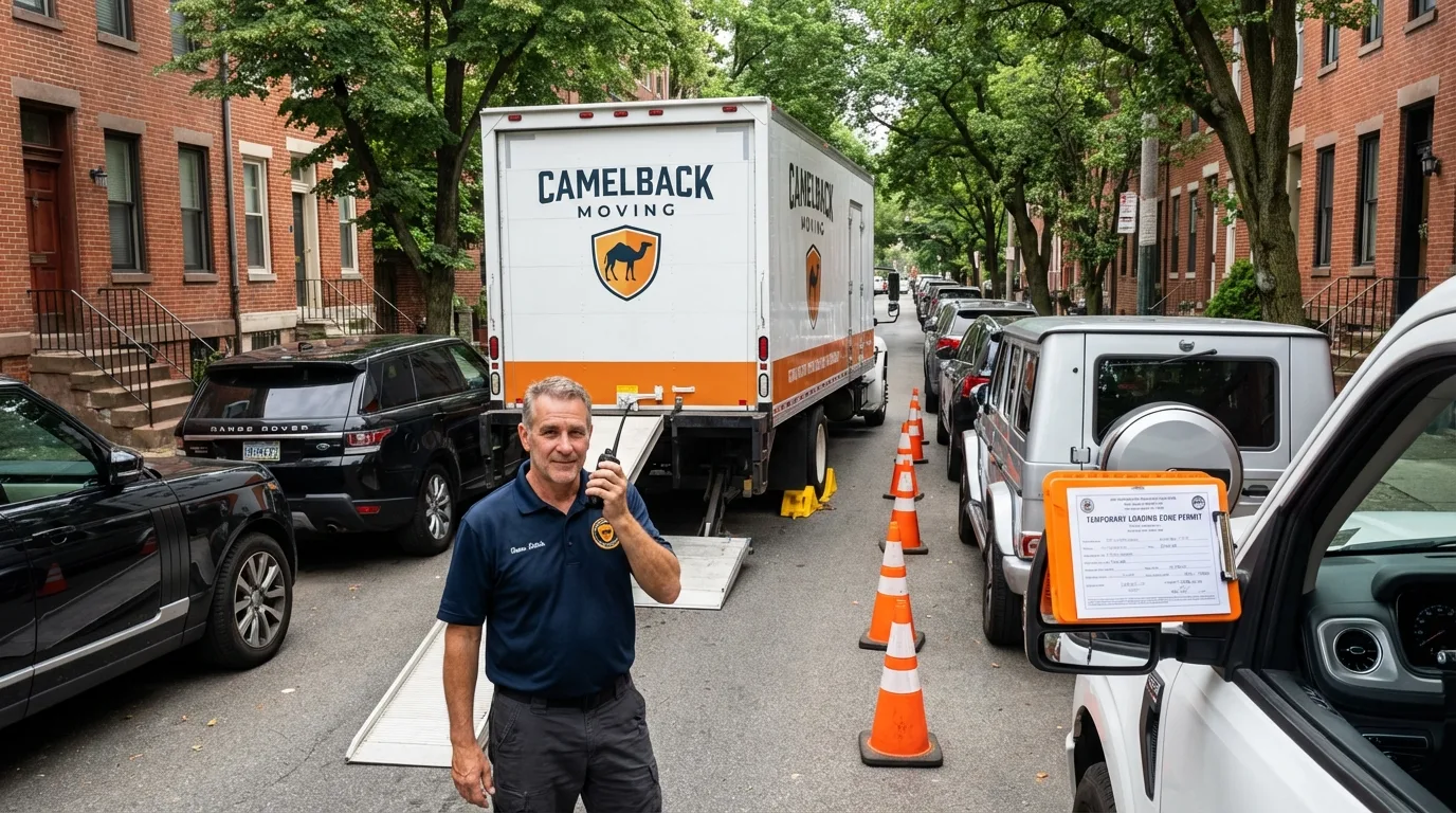City street loading permit setup in Jersey Shore, PA