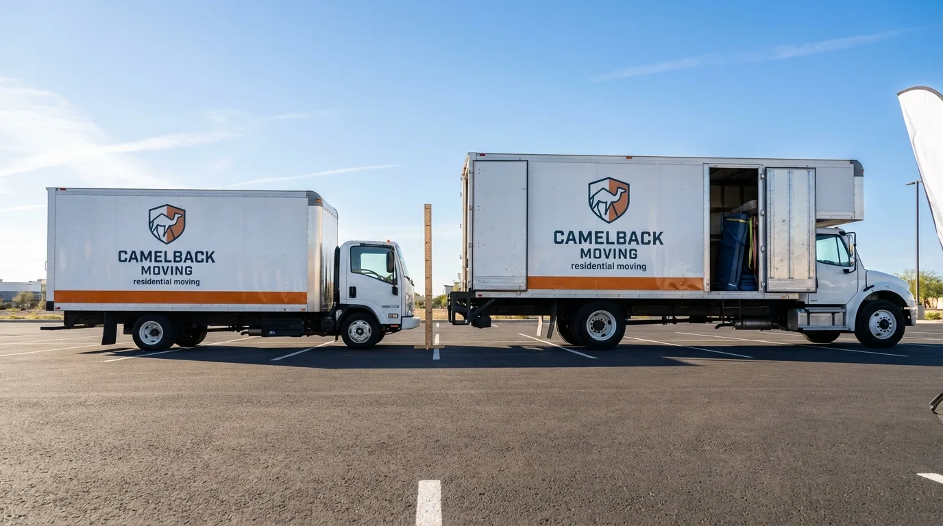 Moving truck size capacity guide in Jersey Shore